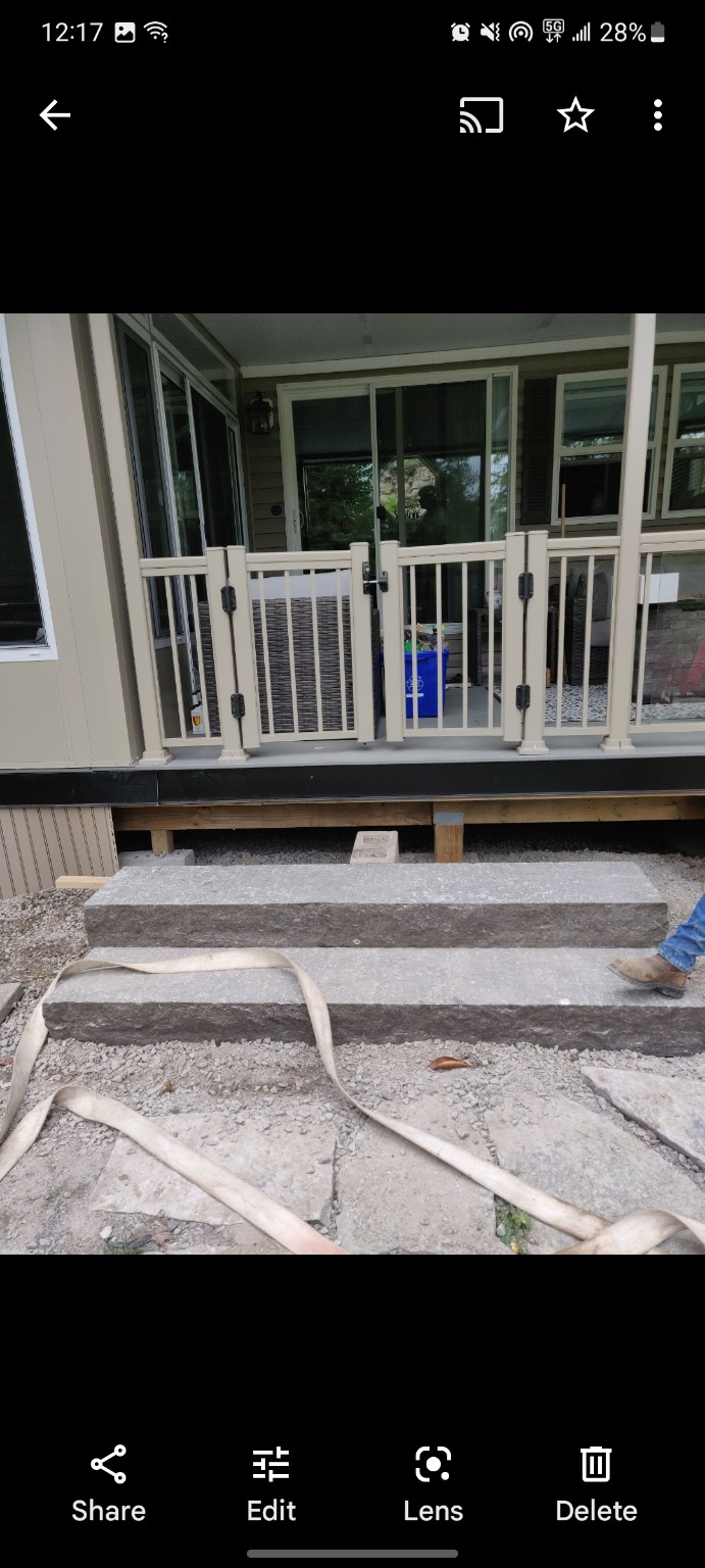 Stone steps